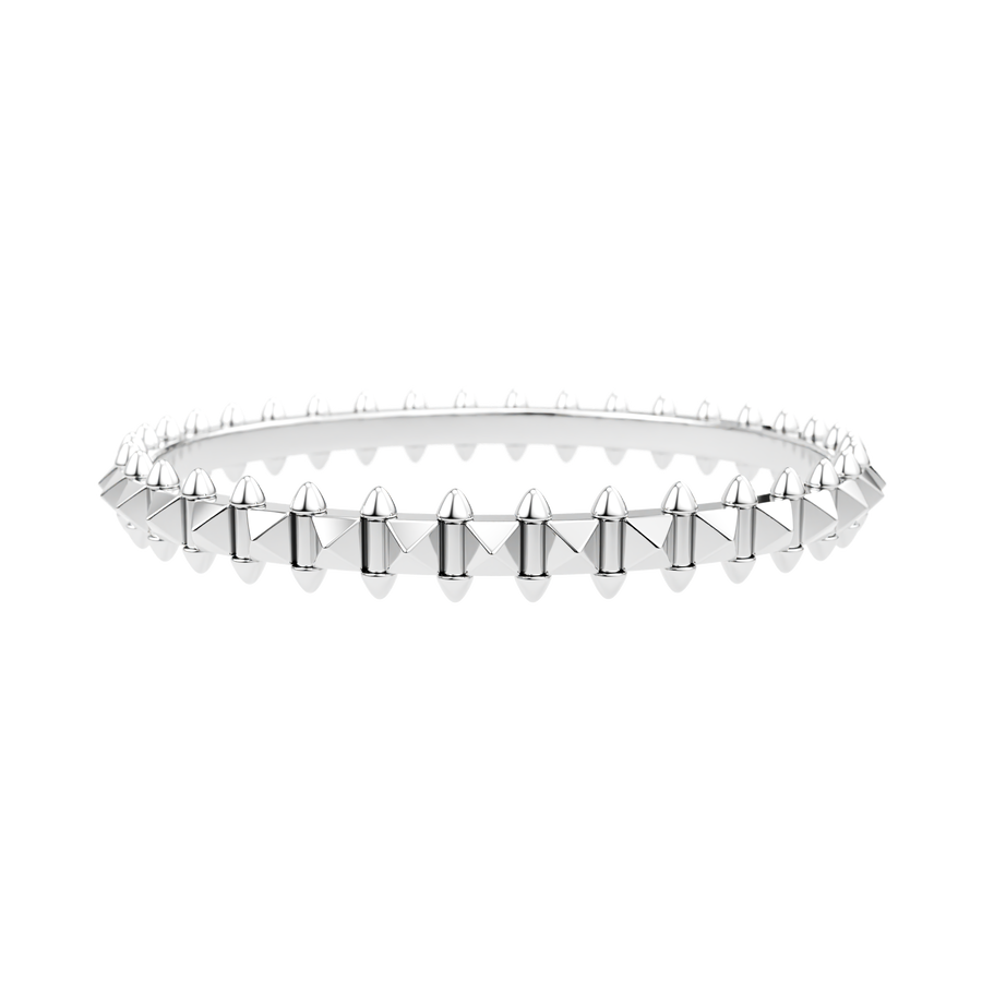 14K Spiked Pyramid Flex Bangle – EPJ