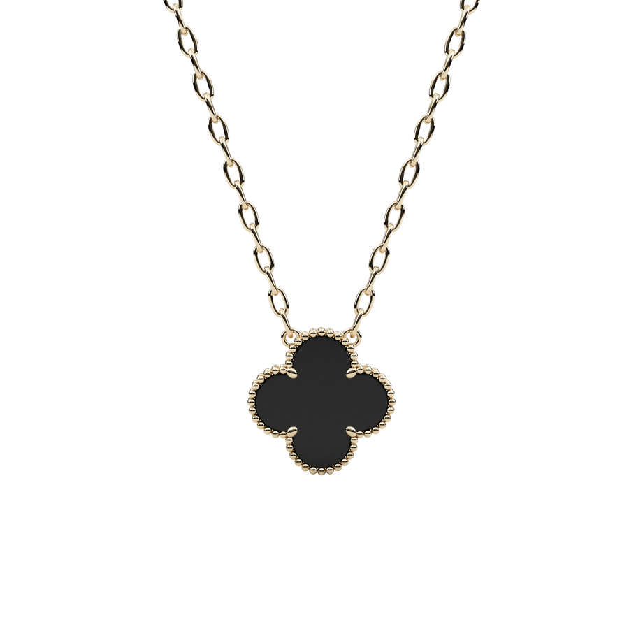 10K Single Clover Necklace – EPJ