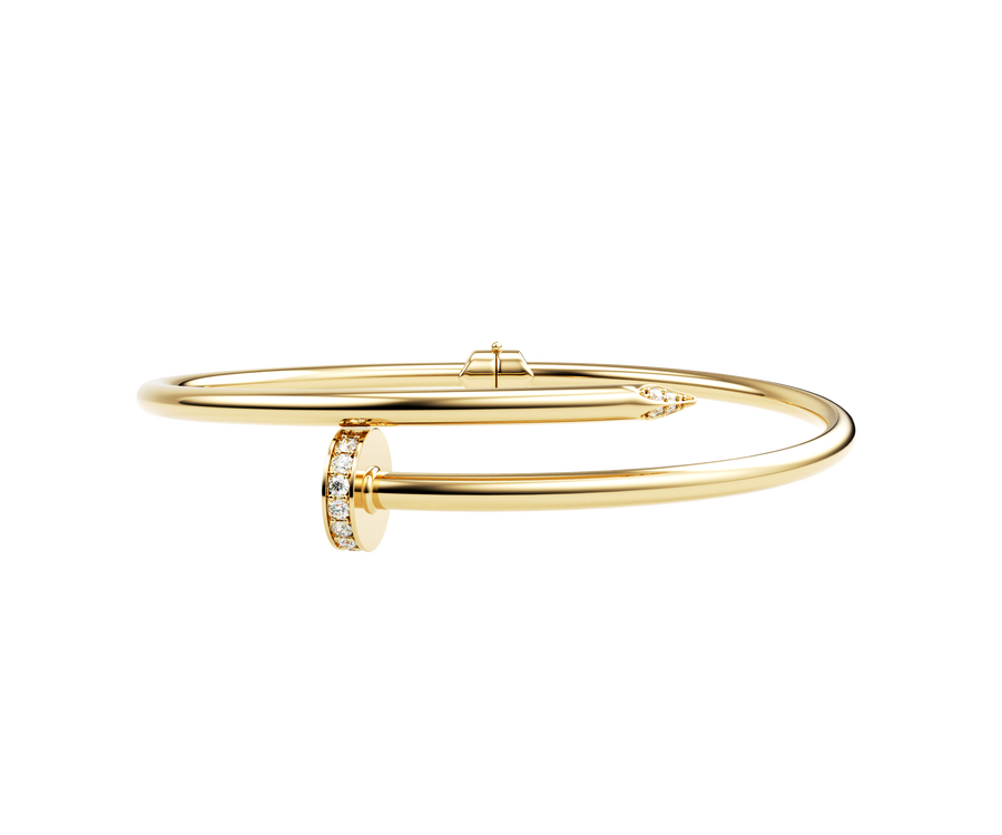 Cartier Juste Un Clou Nail White Gold Medium Model Bracelet Size 19 |  Bracelet sizes, Nail bracelet, Bracelets