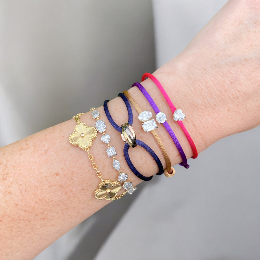 14K Diamond Silk Cord Bracelets – EPJ