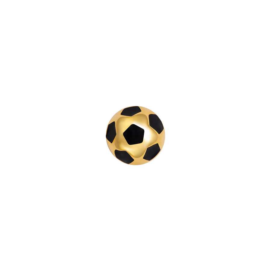 14k Skinny Mini Soccer Ball Charm (yellow) – EPJ - Main Image